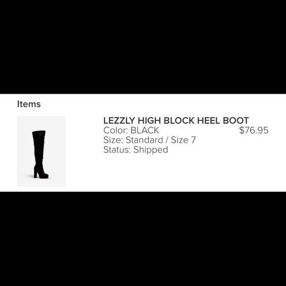 Black boots. - Picture 2 of 2